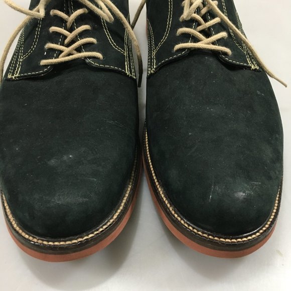 Nordstrom 11 M Black Nubuck Leather Beige Laces Shoes M23209A main image 6